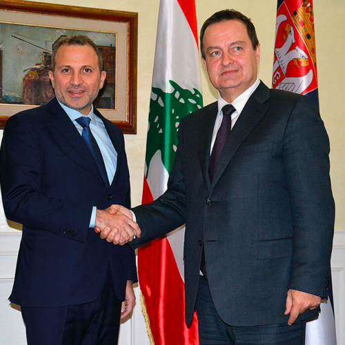 H.E. Gebran Bassil and Serbian Foreign Minister Ivica Dačić - Belgrade, December 2018